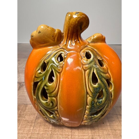 Ceramic Pumpkin For Autumn Decor - Picture 3 of 3